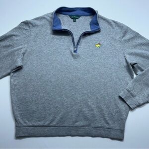 Masters Collection 1/4 Zip Pullover Mens XL Golf Augusta National Luxury Sweater